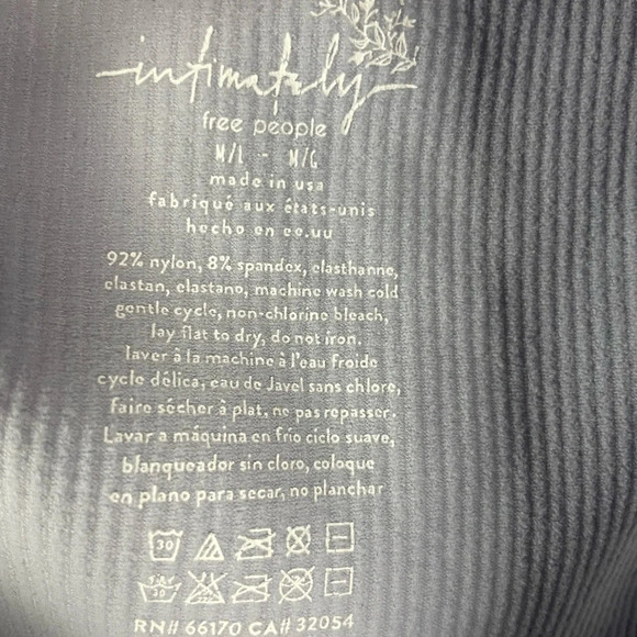 Intimately Free People Blue Striped Tank & Aerie Pink Lace Bralette Bundle - Picture 4 of 12